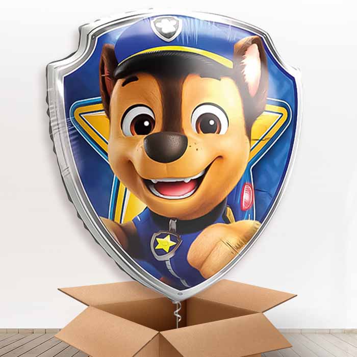 Chase Paw Patrol Giant Helium Balloon in a Box | Giant Balloon | Party Save Smile