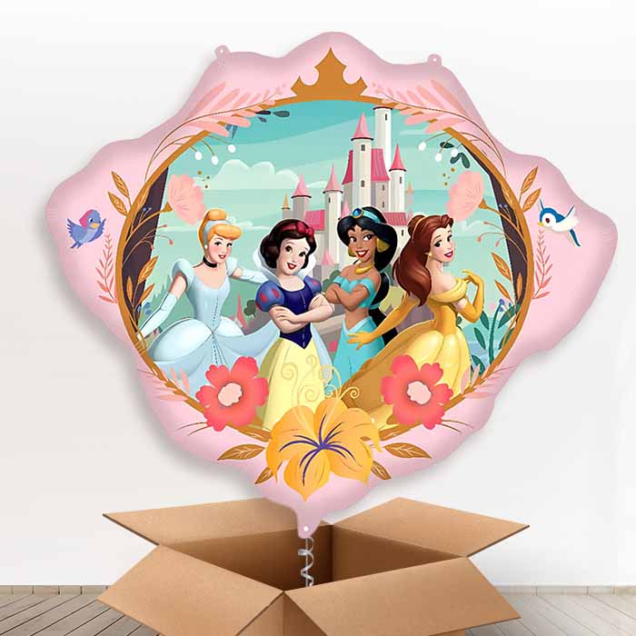 Disney Princess Crown Giant Helium Balloon in a Box | Giant Balloon | Party Save Smile