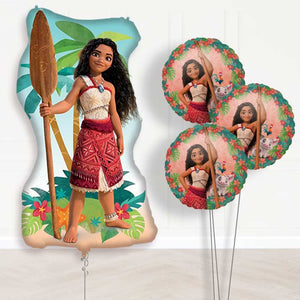 Moana Helium Balloon Bouquet Delivered