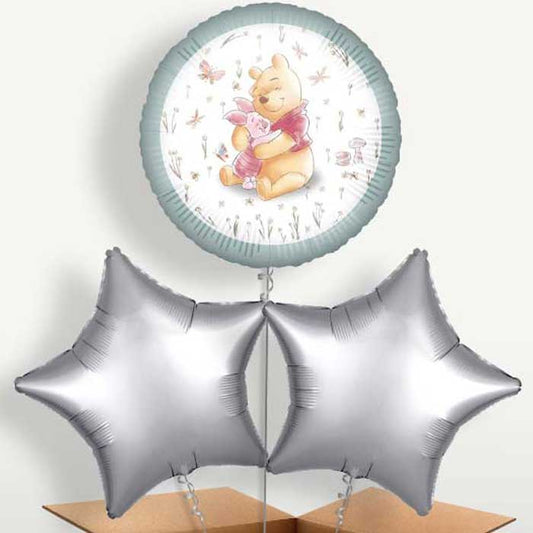 Winnie the Pooh Bunch of Balloons inflated with Helium | Party Save Smile