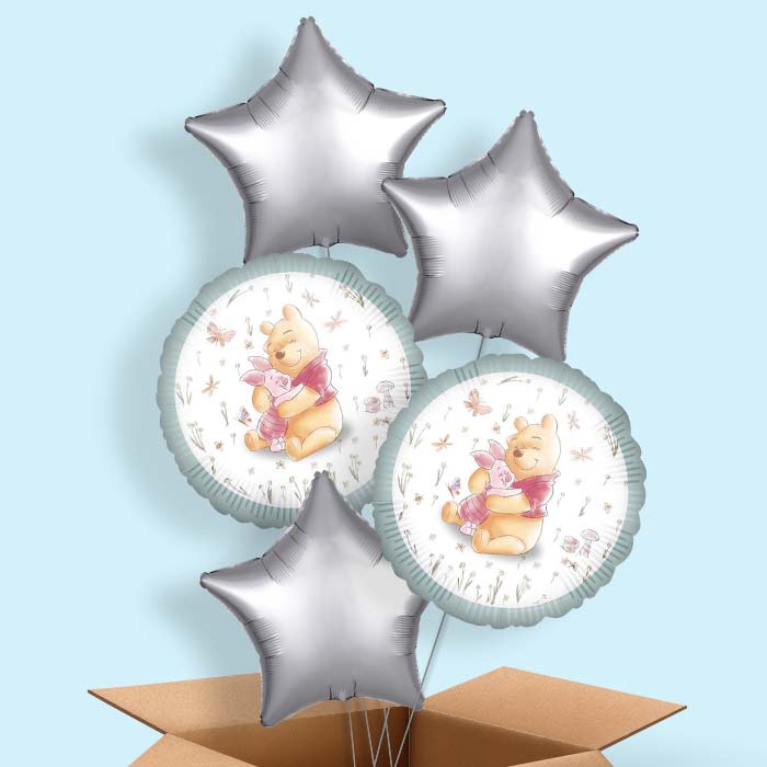 Winnie the Pooh Helium Balloon in a Box - 5 Balloon | Party Save Smile