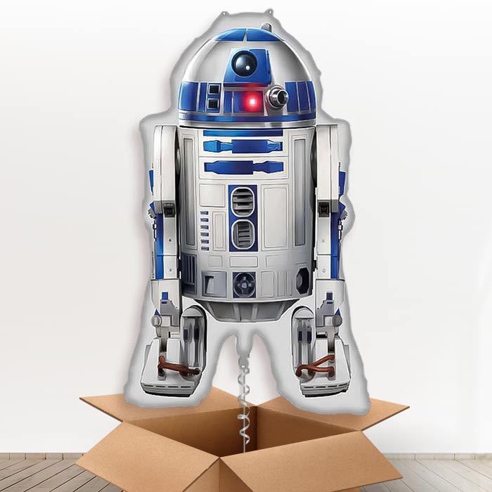 Star Wars R2 D2 Giant Helium Balloon in a Box | Giant Balloon | Party Save Smile