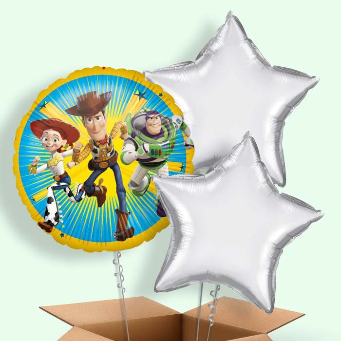 Toy Story Jessie, Buzz & Woody Helium Balloon in a Box- 3 Balloons | Party Save Smile