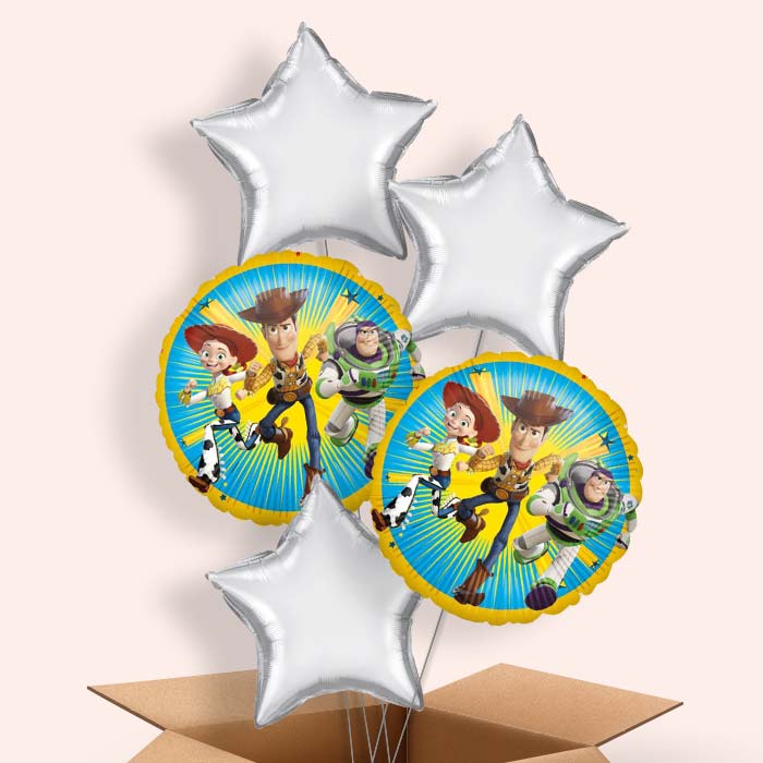 Toy Story Jessie, Buzz & Woody Helium Balloon in a Box- 5 Balloons | Party Save Smile