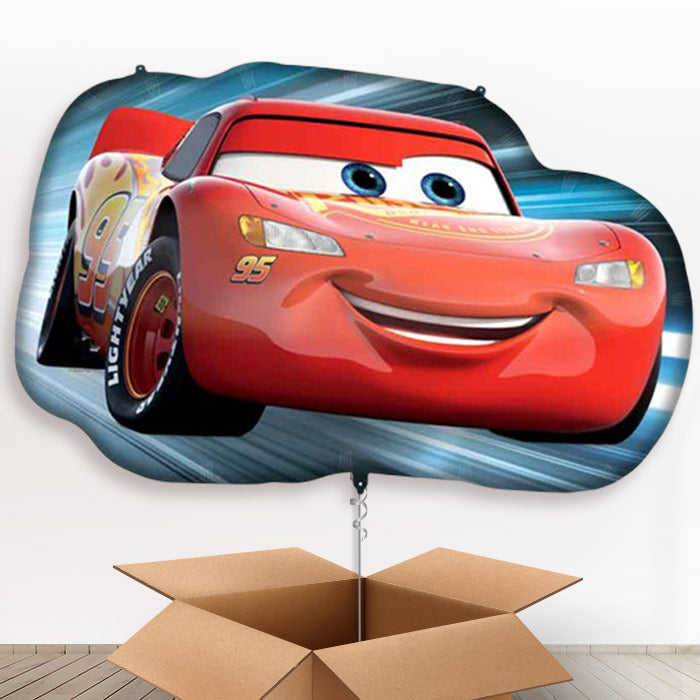 Lightning McQueen Helium Balloons in a Box - Giant Balloon | Party Save Smile