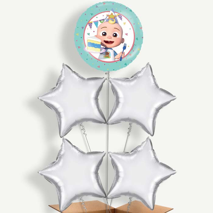 Cocomelon Birthday Helium Cluster Balloons | Party Save Smile