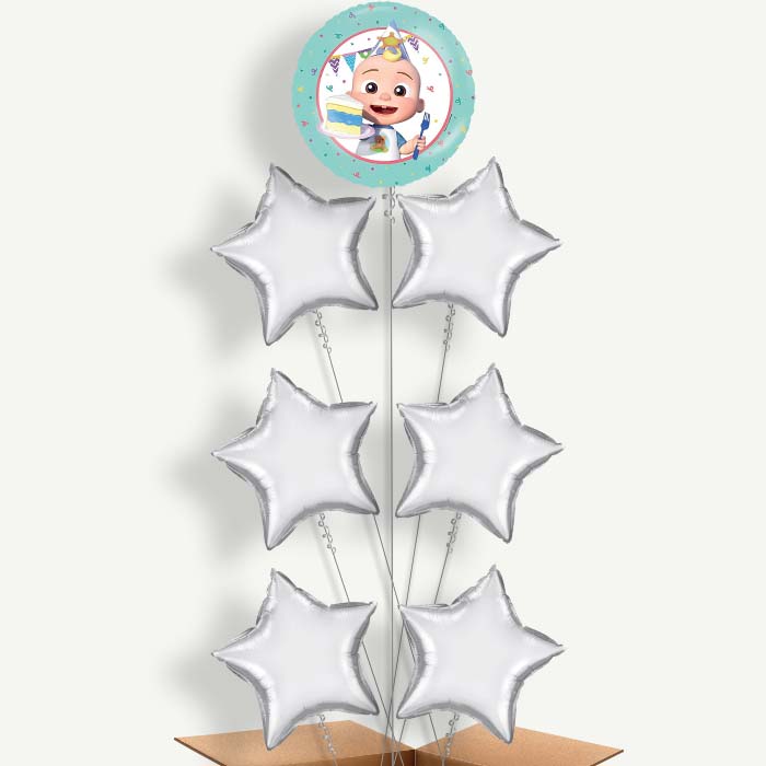 Cocomelon Birthday Balloon Arrangement Inflated with Helium | Party Save Smile