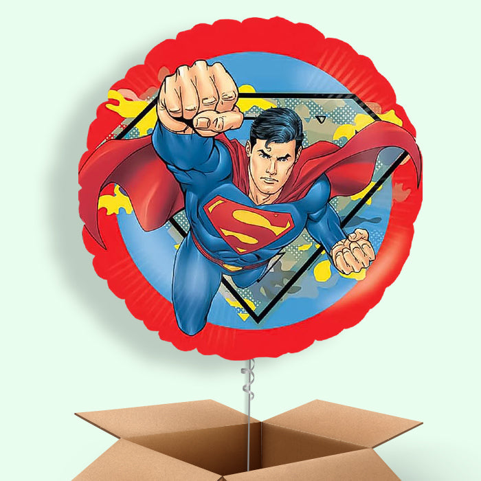 Superman Krypton Helium Balloon in a Box - 1 Balloon | Party Save Smile
