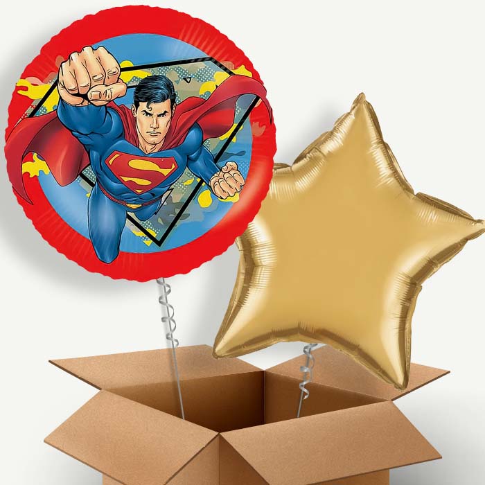 Superman Krypton Helium Balloon Duo | Party Save Smile