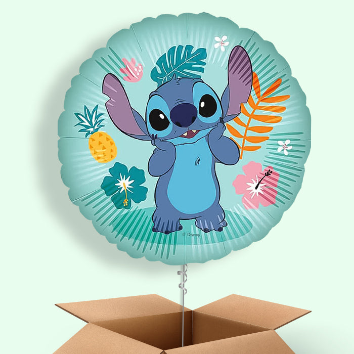 Stitch Inflated Balloon in a Box - 1 Balloon | Party Save Smile