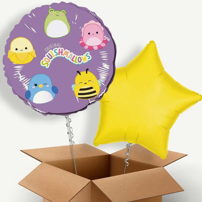Squishmallow Helium Balloon Duo | Party Save Smile