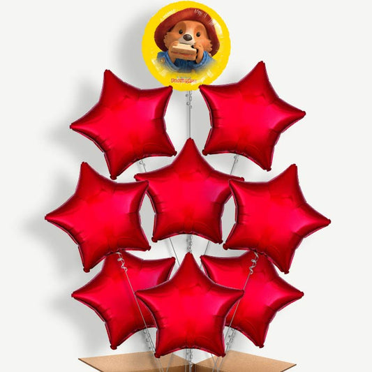 Paddington Bear Balloon Bundle Inflated with Helium | Party Save Smile