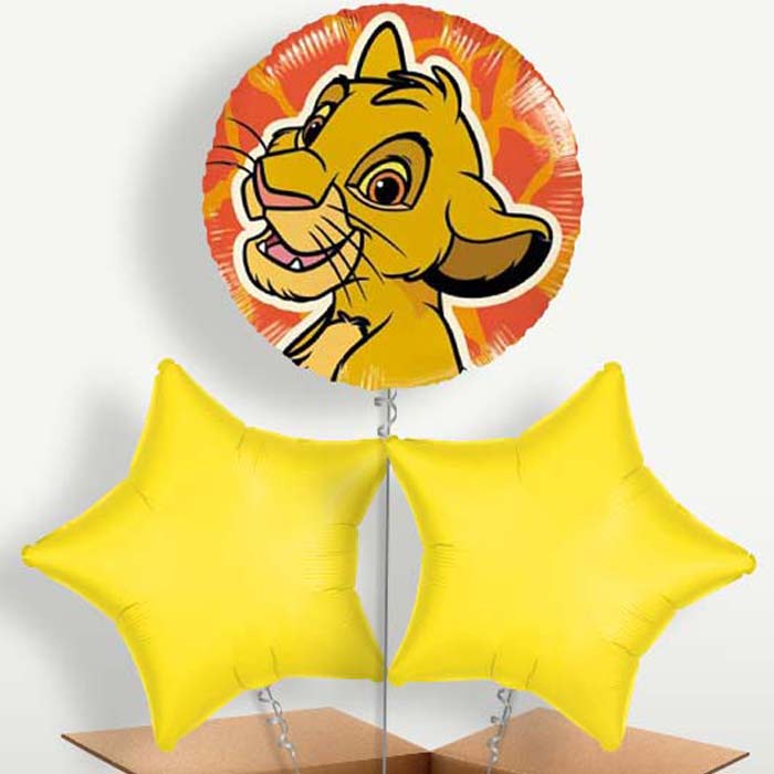 Lion King Balloon Bunches inflated with Helium | Party Save Smile