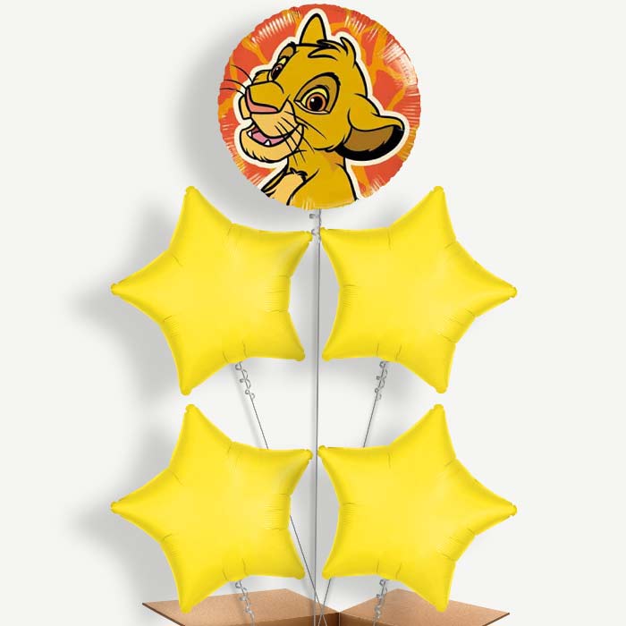Lion King Balloon Clusters Inflated with Helium | Party Save Smile