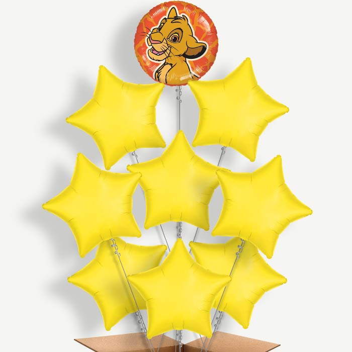 Lion King Balloon Bundle Inflated with Helium | Party Save Smile