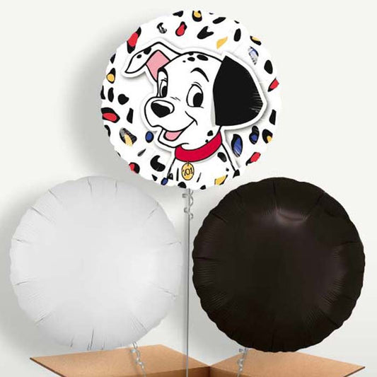 101 Dalmatians Bunch of Balloons inflated with Helium | Party Save Smile