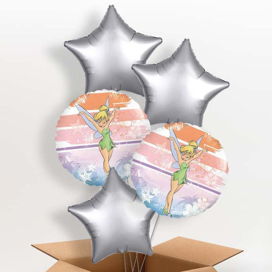 Tinkerbell Helium Balloons in a Box - 5 Balloon | Party Save Smile