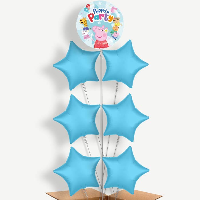 Peppa Pig & Pals Balloon Arrangement Inflated with Helium | Party Save Smile