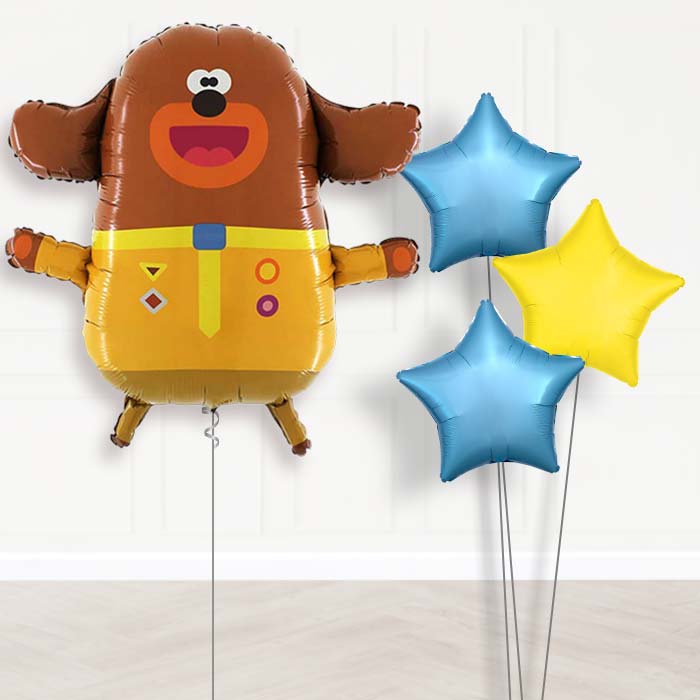 Hey Duggee Inflated Helium Balloons Delivered - Plain Bouquet | Party Save Smile