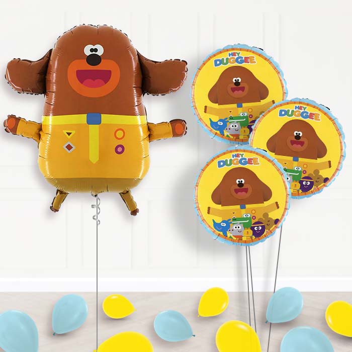 Hey Duggee Inflated Helium Balloons Delivered - Themed Bouquet and Latex | Party Save Smile