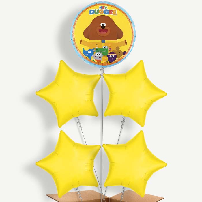 Hey Duggee The Squirrels Helium Cluster Balloons | Party Save Smile