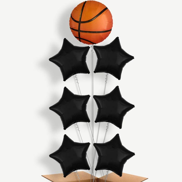 Championship Basketball Helium Balloon Arrangement | Party Save Smile