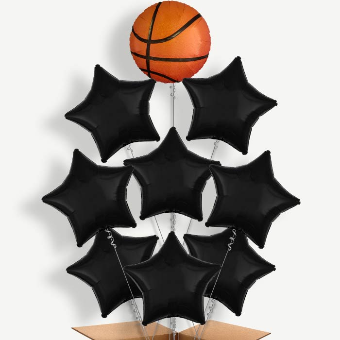 Championship Basketball Helium Balloon Bundle | Party Save Smile