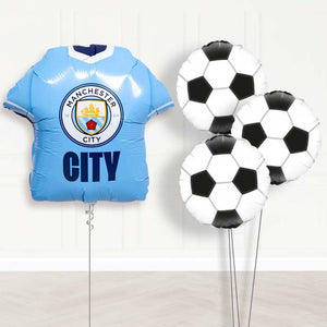 Manchester City Football Shirt Balloon Bouquet Delivery