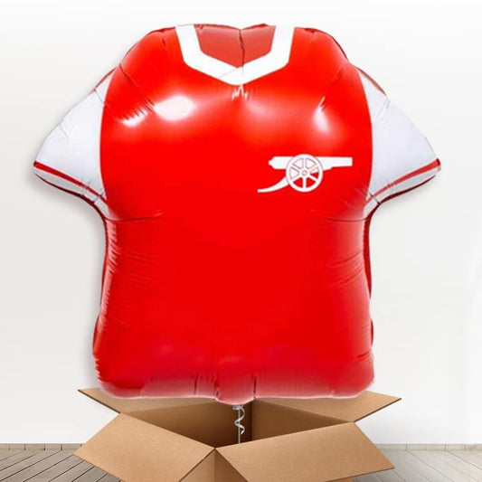 Arsenal Football Shirt Helium Balloon in a Box - 1 x Giant Balloon | Party Save Smile