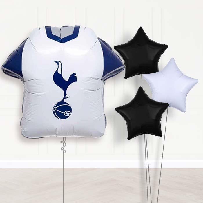 Tottenham Hotspur Football Balloon Bouquet Delivery - 1 x Giant Balloon with Plain Bouquet | Party Save Smile