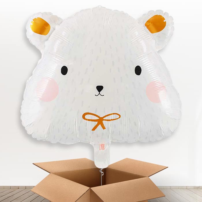 Polar Bear Giant Helium Balloon in a Box-Giant Balloon | Party Save Smile