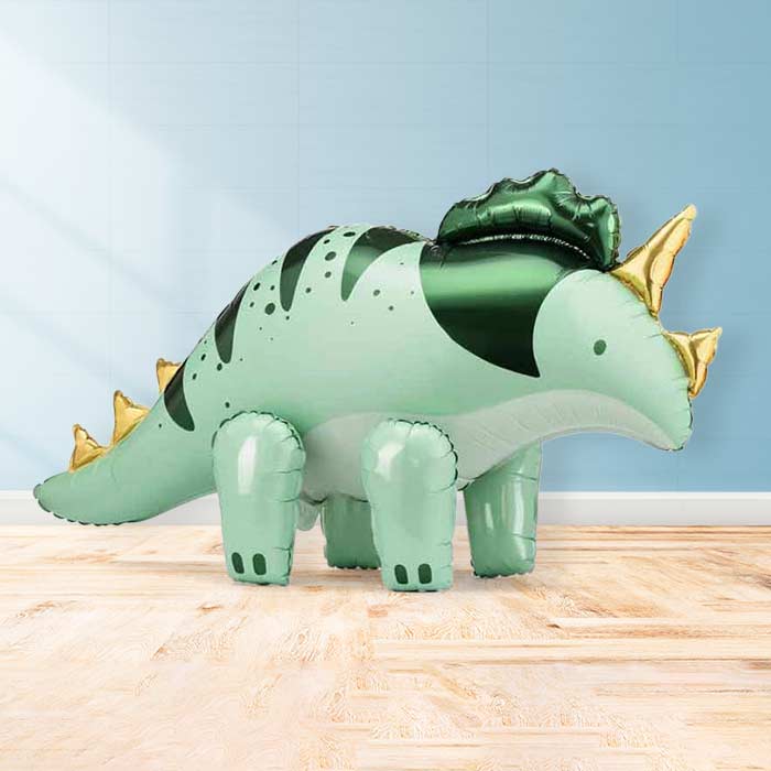 Inflated Triceratops Balloon in a Box-Air Filled Balloon | Party Save Smile