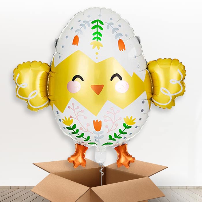 Chick Giant Helium Balloon in a Box-Giant Balloon | Party Save Smile