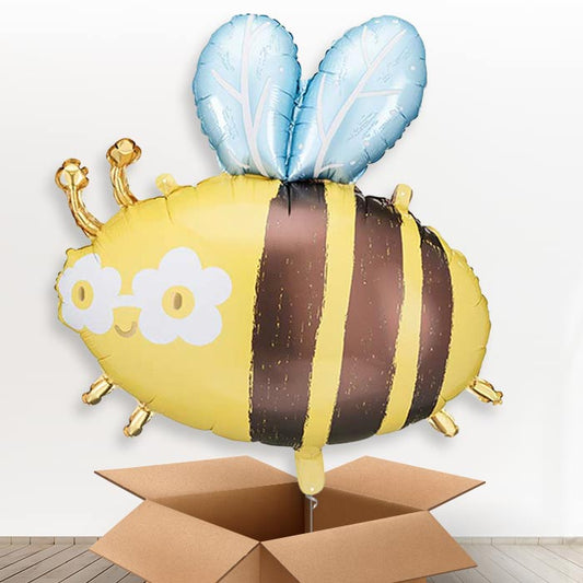 Bumble Bee Giant Helium Balloon in a Box Gift - Giant Balloon | Party Save Smile