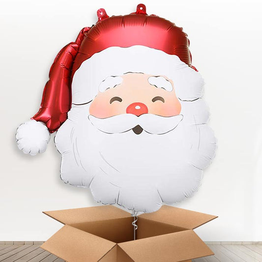 Santa Claus Giant Helium Balloon in a Box-Giant Balloon | Party Save Smile