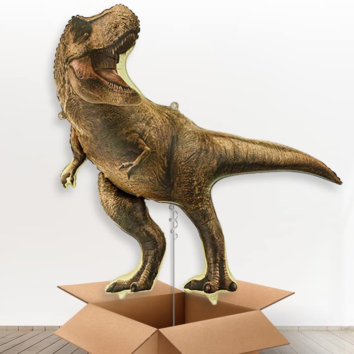 Jurassic World T-Rex Giant Helium Balloon in a Box-Giant Balloon | Party Save Smile