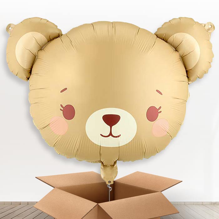 Teddy Bear Helium Balloon In a Box - Giant Balloon | Party Save Smile