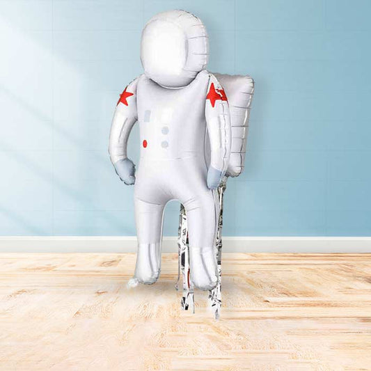 Inflated Astronaut with Jetpack Balloon in a Box-Air Filled Balloon | Party Save Smile