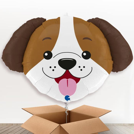 Large Cute Puppy Helium Balloon in a Box - Giant Balloon | Party Save Smile