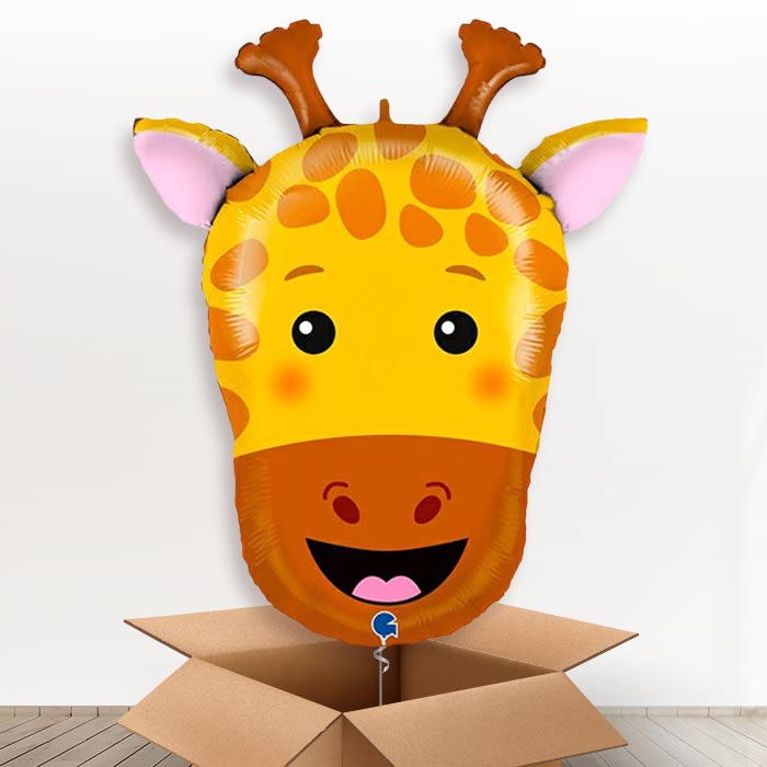 Giant Giraffe Helium Balloon in a Box - Giant Balloon | Party Save Smile