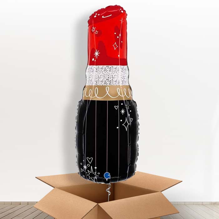 Red Lipstick Shaped Helium Balloon in a Box - 1 x Giant Balloon | Party Save Smile