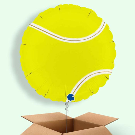 Tennis Ball Helium Balloons in a Box - 1 Balloon | Party Save Smile