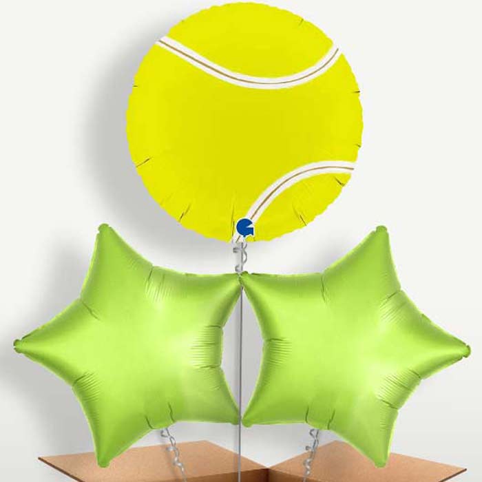 Tennis Ball Helium Bunch of Balloons | Party Save Smile