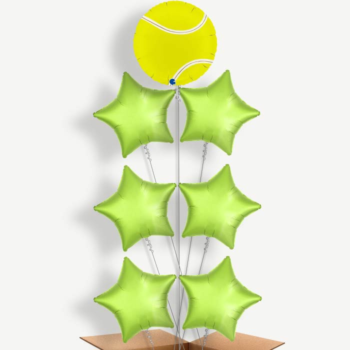 Tennis Ball Helium Balloon Arrangement | Party Save Smile
