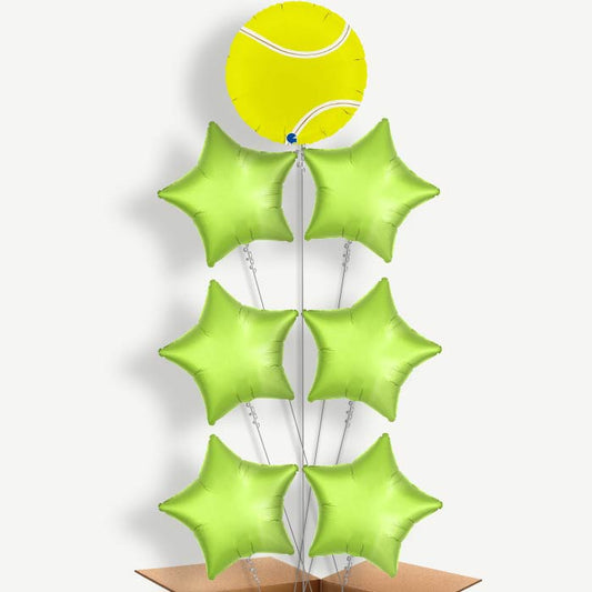 Tennis Ball Helium Balloon Arrangement | Party Save Smile