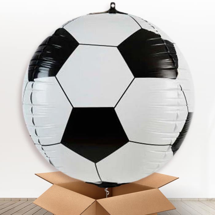 Inflated Football Helium Balloon in a Box - Giant Balloon | Party Save Smile