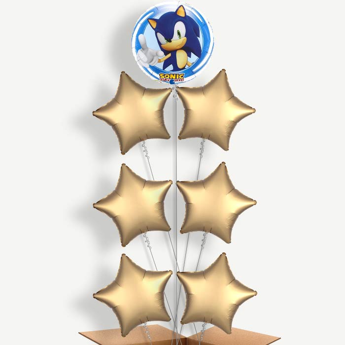 Sonic the Hedgehog Helium Balloon Arrangement | Party Save Smile