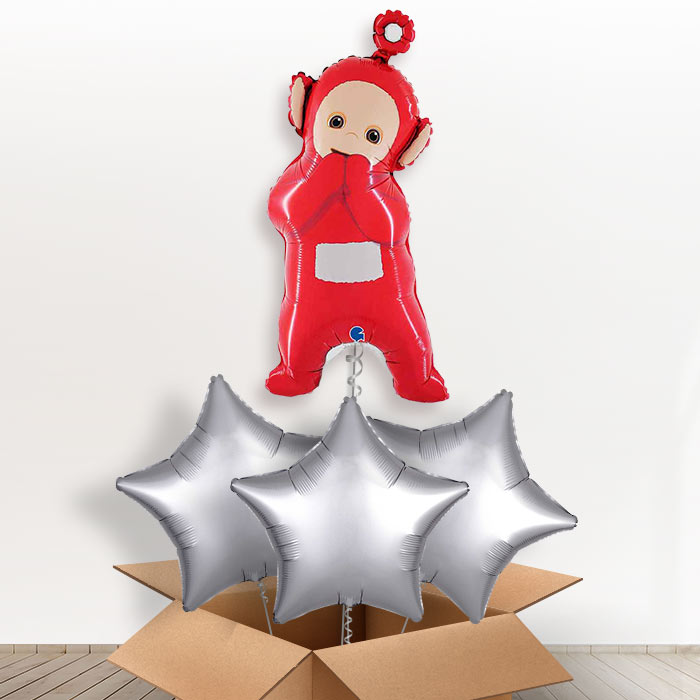 Po Balloon in a Box-Giant Balloon + 3 Plain Balloons | Party Save Smile