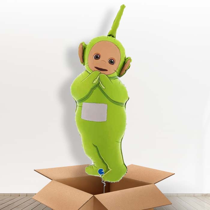 Shaped Dipsy Teletubbies Helium Balloon in a Box - 1 x Giant Balloon | Party Save Smile