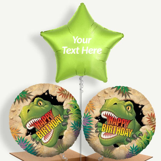 Personalised Dinosaur Helium Balloon Delivery